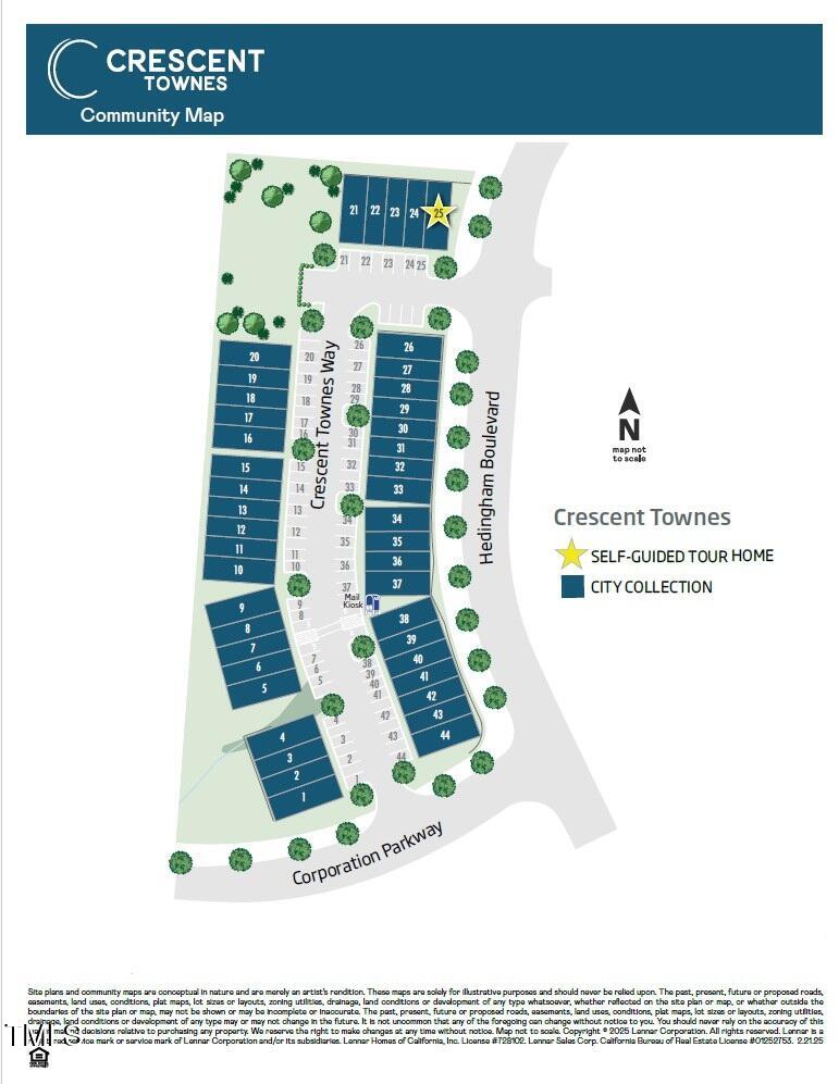 1508 Crescent Townes Way Raleigh, NC 27604 - Photo 2 of 5 Crescent Townes - Site Map