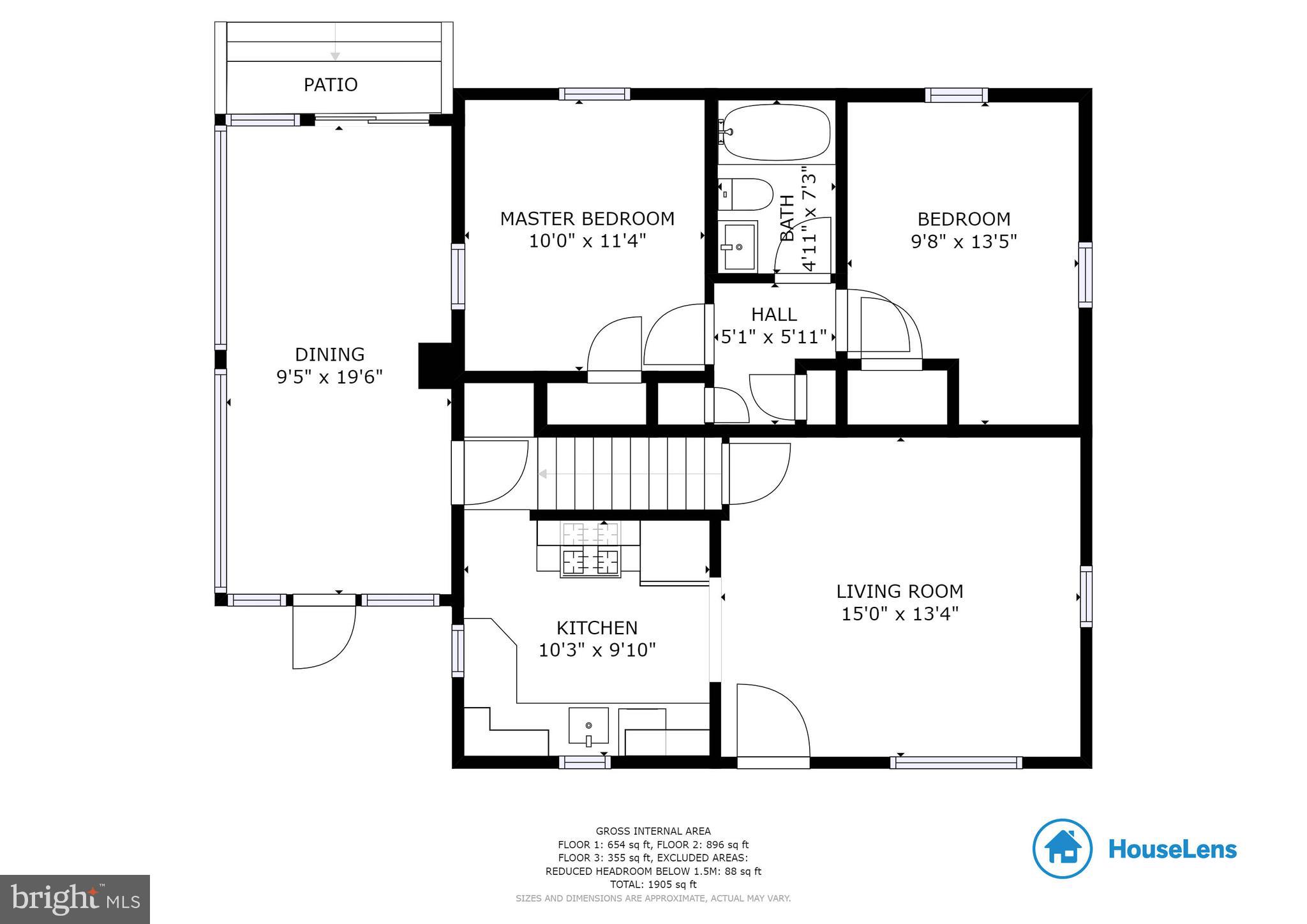 1513 Gridley Lane Silver Spring, MD 20902 - Photo 36 of 38 Main level floor plan