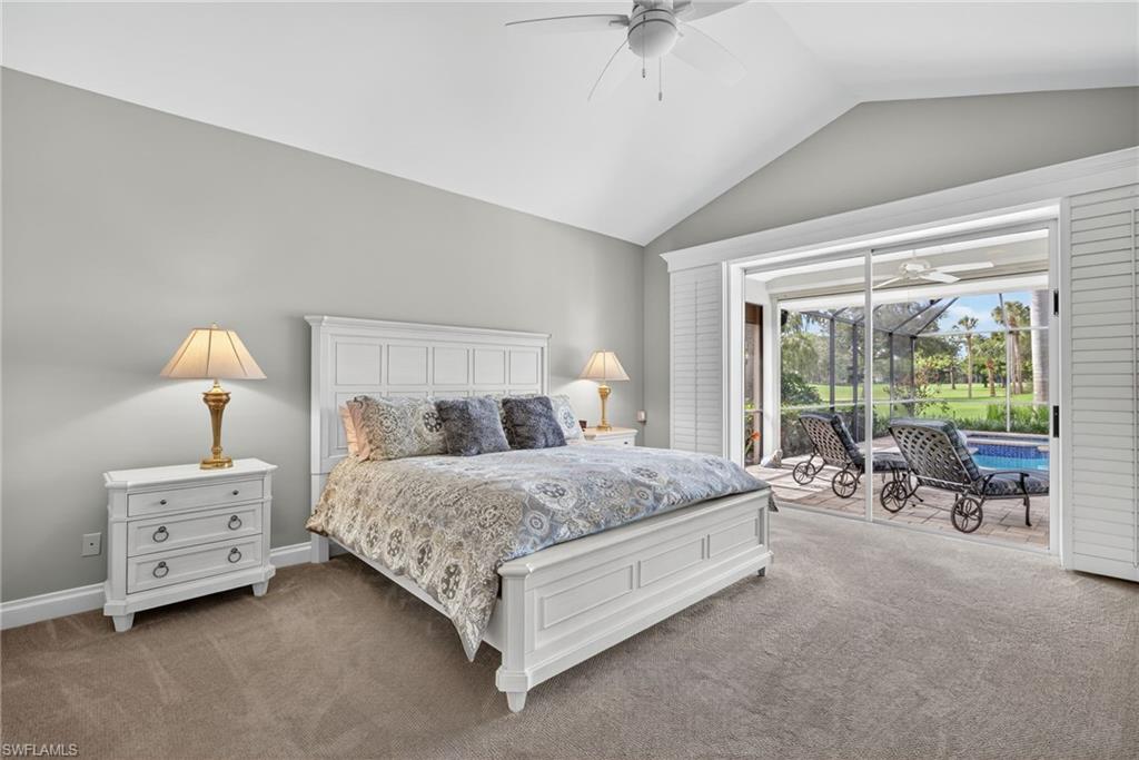 6 Bramblewood Point Naples, FL 34105 - Photo 20 of 47 a bed room with a bed and a chair