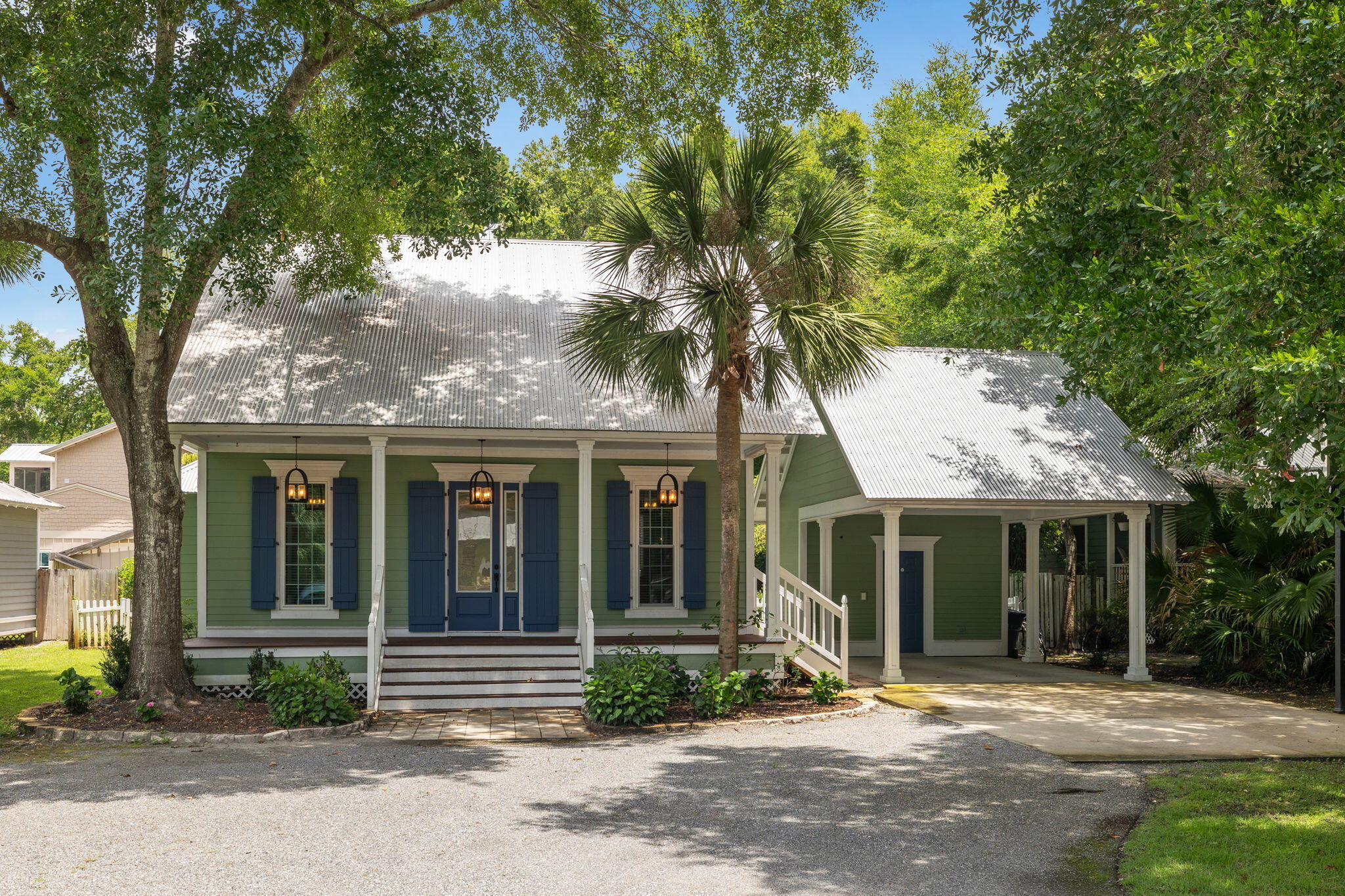 214 Chrysler Avenue Santa Rosa Beach, FL 32459 - Photo 2 of 53 front view of a house with a tree in front