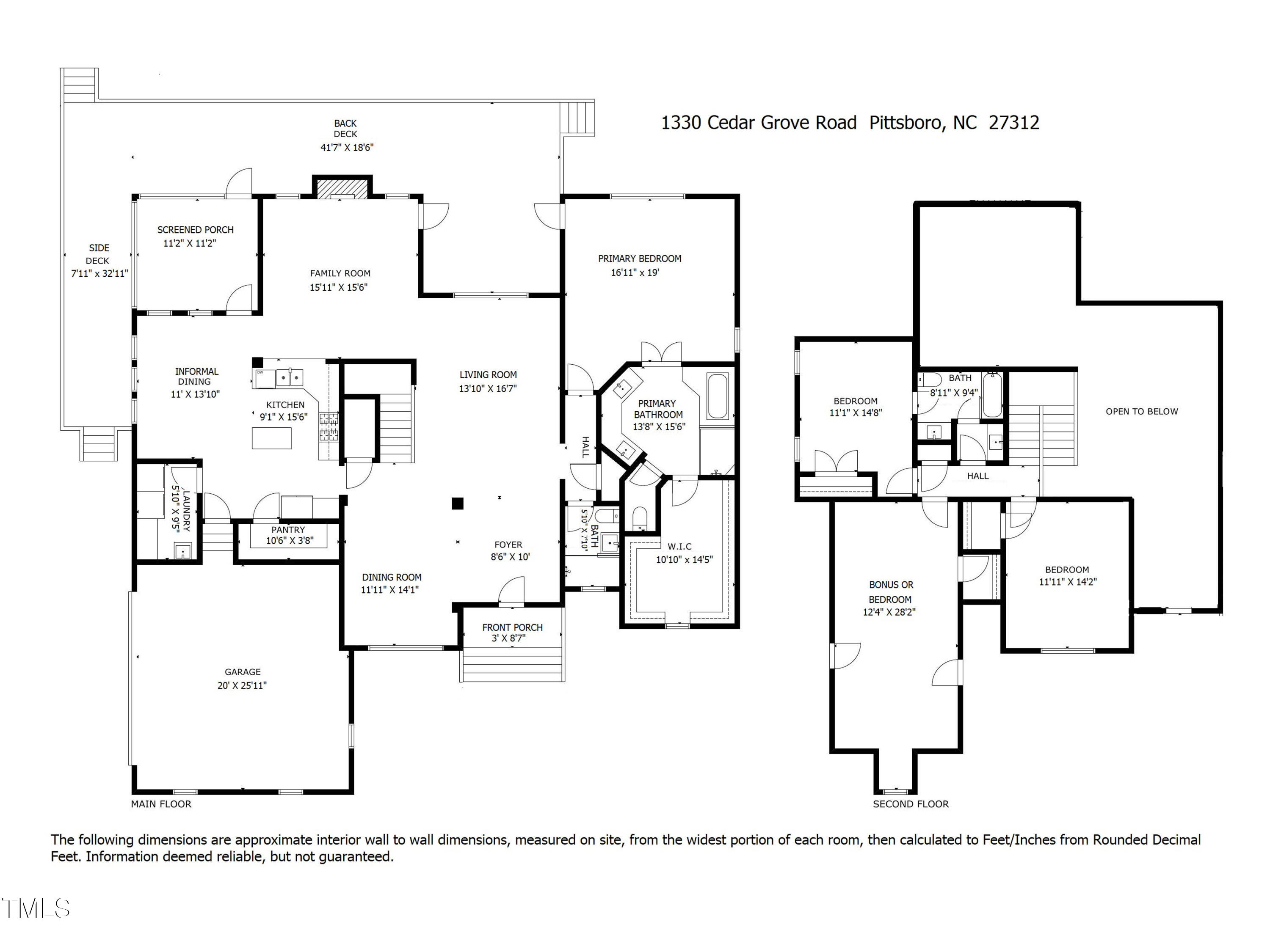 1330 Cedar Grove Road Pittsboro, NC 27312 - Photo 94 of 94 Floorplan-1330CedarGroveRd