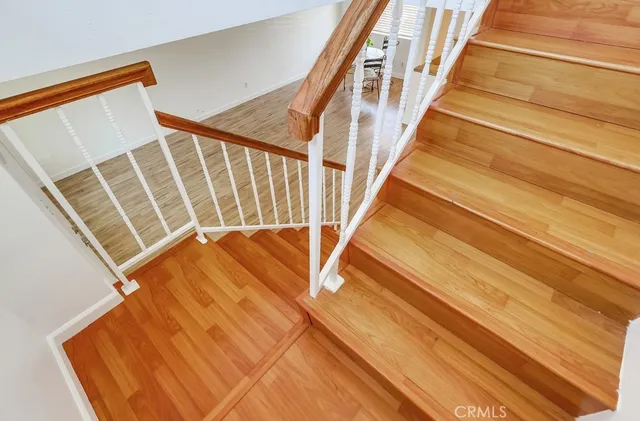 a view of deck with ocean view