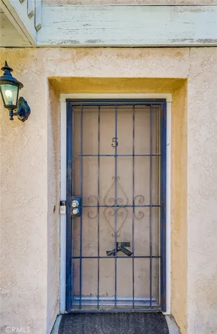 a view of balcony with furniture
