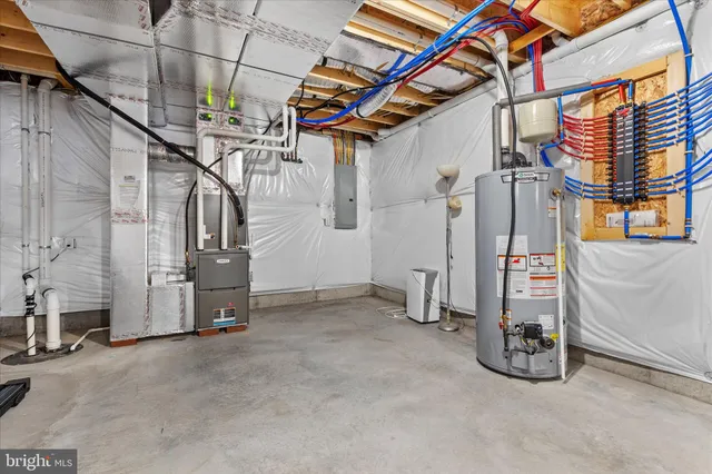 a view of storage and utility room