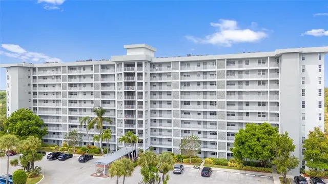 a front view of a building