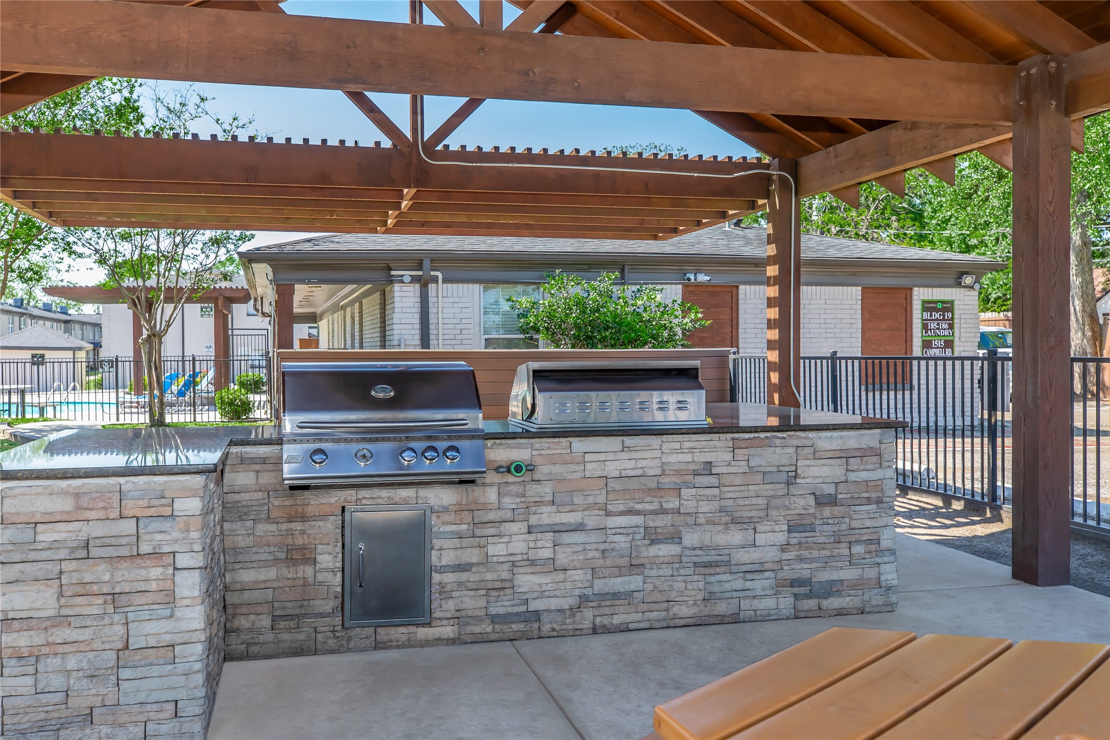 1515 Campbell Road, Unit 185 Houston, TX 77055 - Photo 4 of 6 a view of house with yard and sitting area