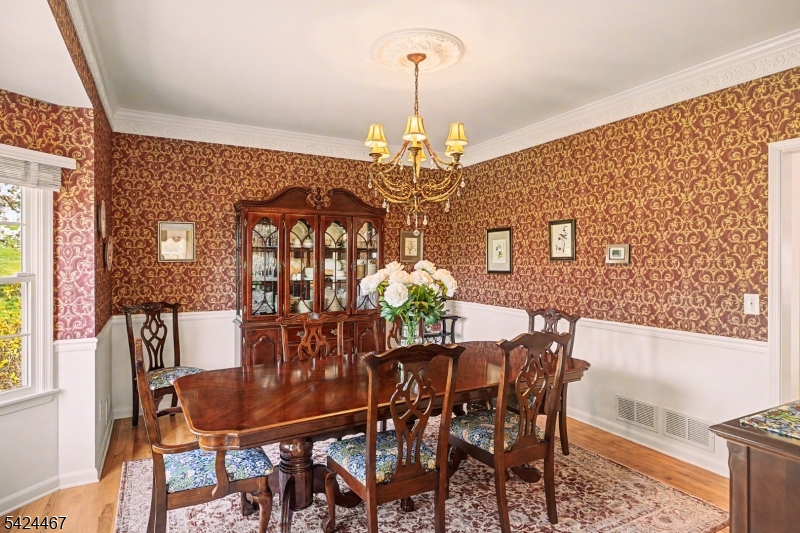 2 Moonlight Trail Flemington, NJ 08822 - Photo 8 of 50 a view of a dining room with furniture and chandelier