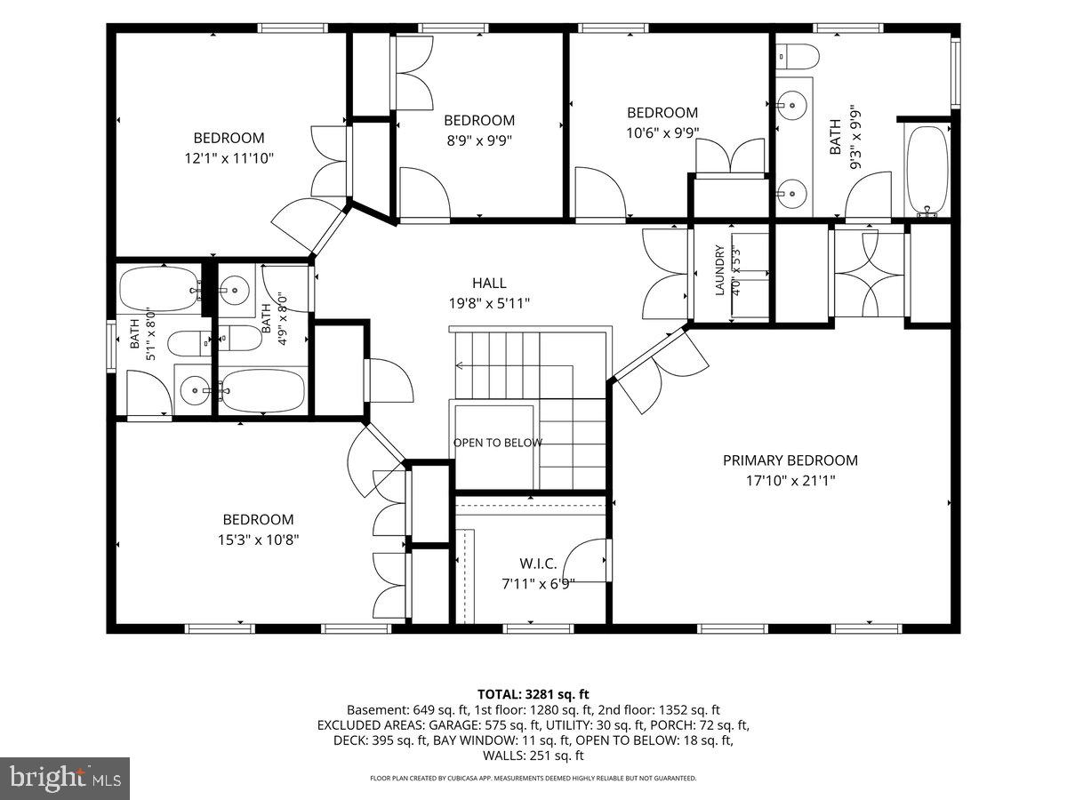 4724 Pole Road Alexandria, VA 22309 - Photo 52 of 54 Spacious home layout with five bedrooms.