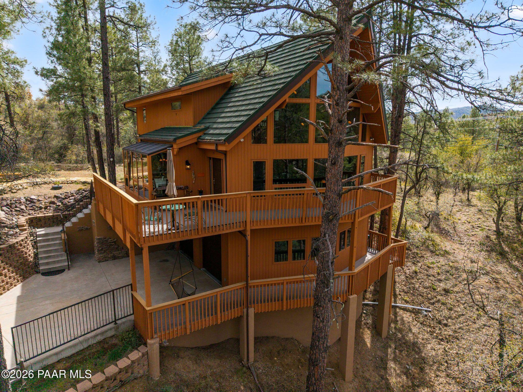 35 East Colonels Way Prescott, AZ 86303 - Photo 2 of 70 a front view of a house with balcony