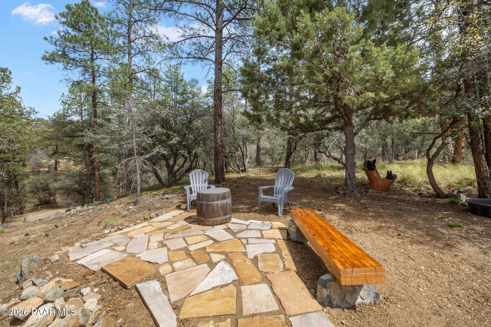 35 East Colonels Way Prescott, AZ 86303 - Photo 44 of 70 a view of a swimming pool with a patio