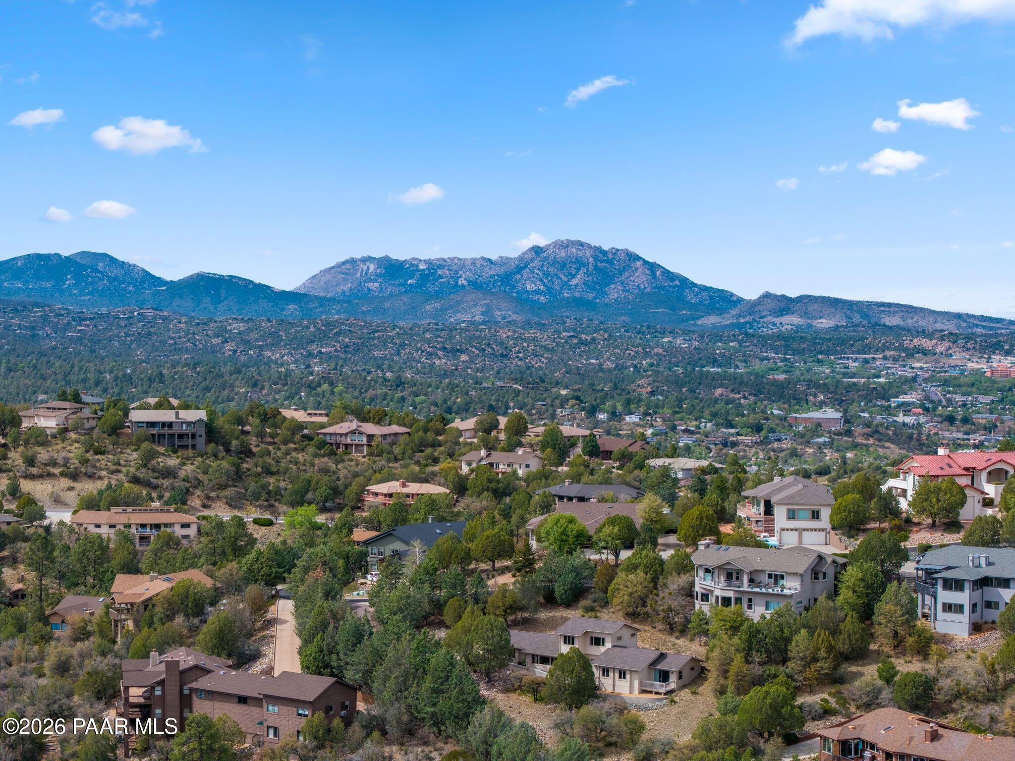 35 East Colonels Way Prescott, AZ 86303 - Photo 64 of 70 an aerial view of residential house and green space