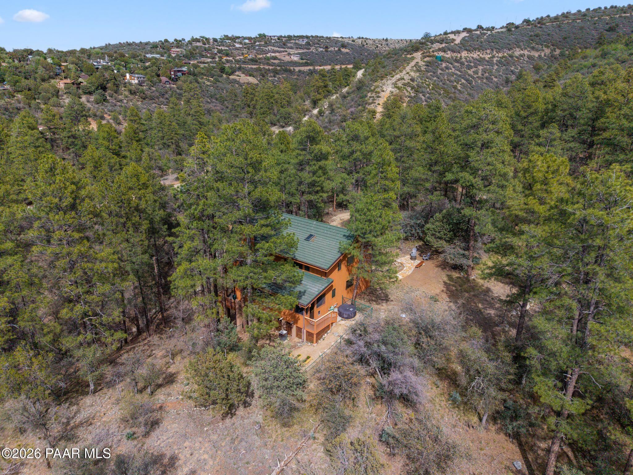35 East Colonels Way Prescott, AZ 86303 - Photo 67 of 70 an aerial view of houses with yard