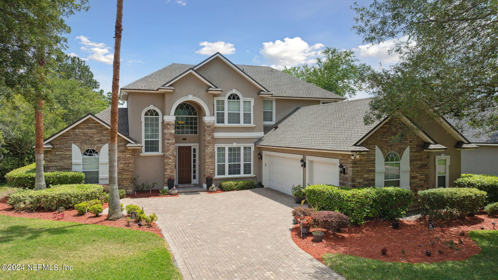 1403 Eagle Crossing Drive Orange Park, FL 32065 - Photo 34 of 71 front view of a house with a yard