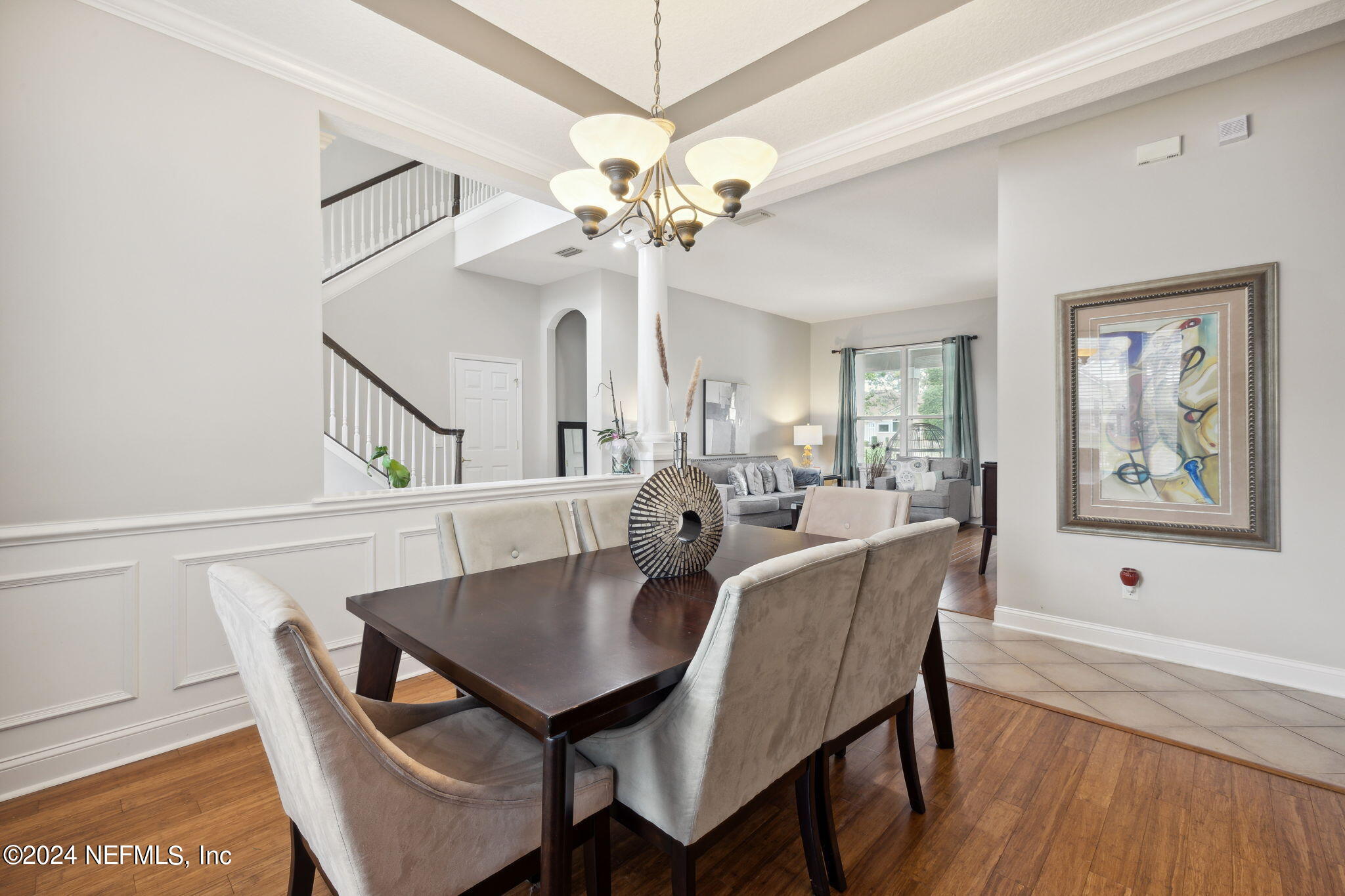 1403 Eagle Crossing Drive Orange Park, FL 32065 - Photo 4 of 71 a view of a dining room with furniture and wooden floor