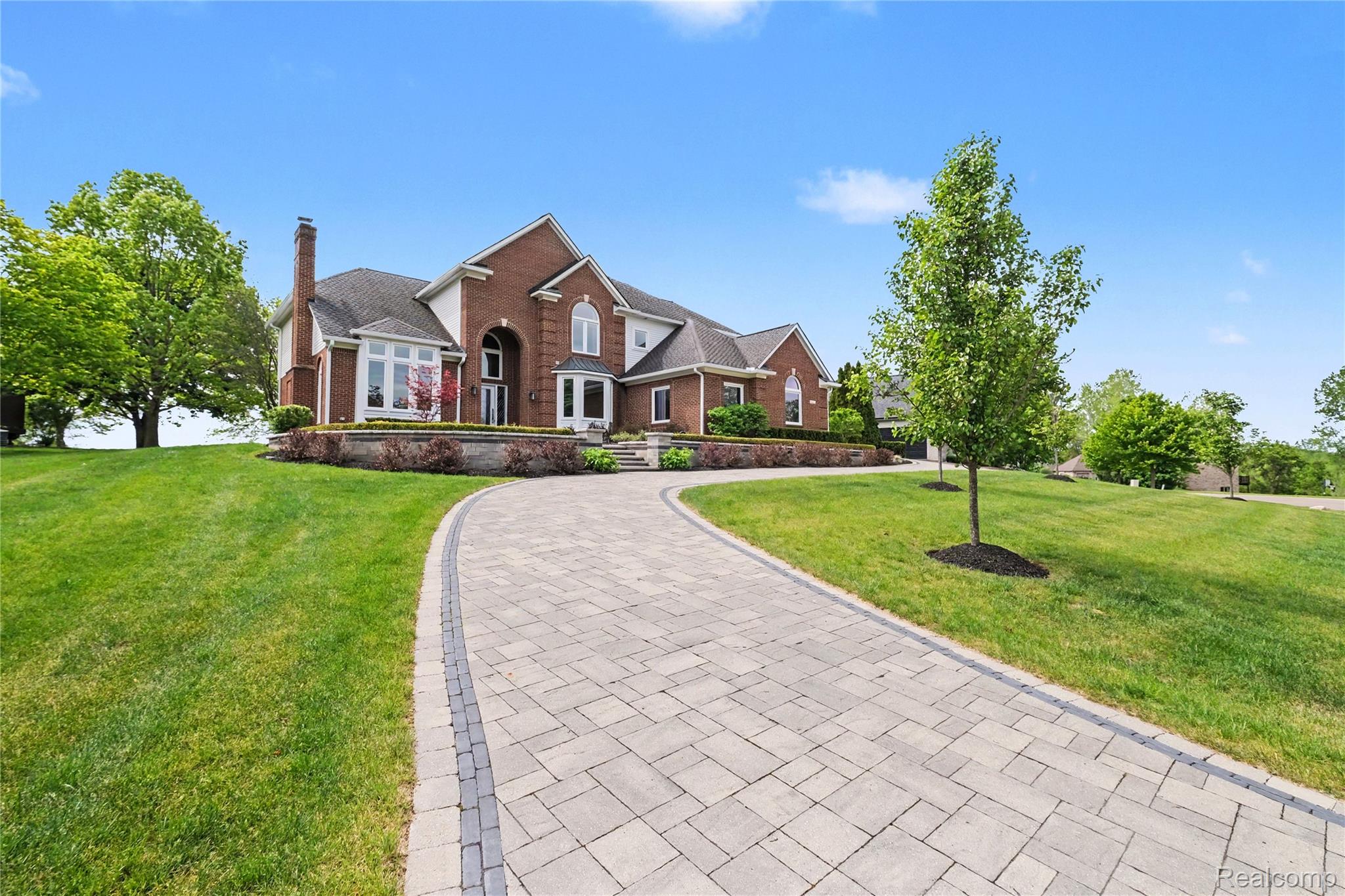 4179 St Andrews Street Howell, MI 48843 - Photo 2 of 75 Heated Paver circle driveway