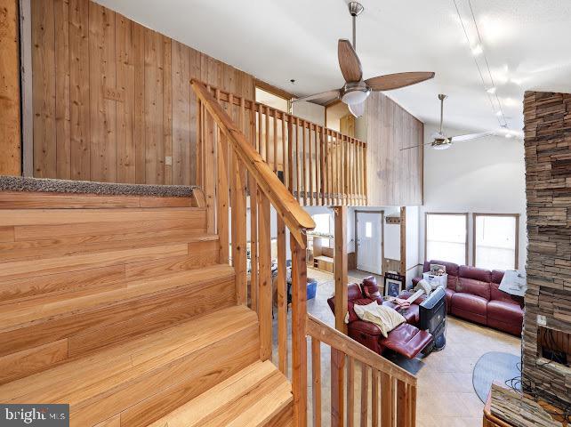 2384 Winslow Road Williamstown, NJ 08094 - Photo 33 of 45 a view of staircase with furniture and a window