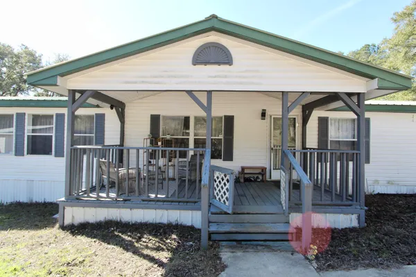 a front view of the house