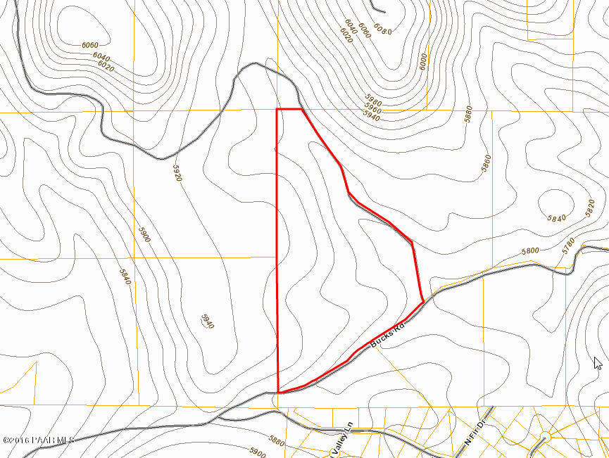 71 Shadow Rock Ranch Seligman, AZ 86337 - Photo 12 of 12 Topography