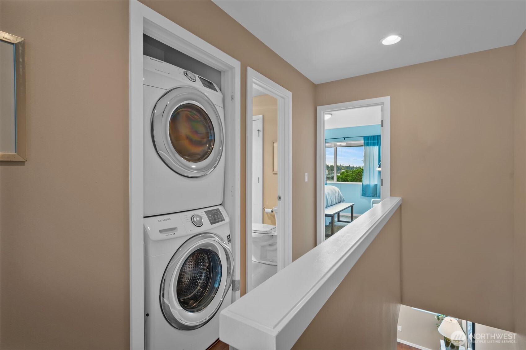 2311 North 113th Place, Unit B Seattle, WA 98133 - Photo 28 of 36 a utility room with dryer and washer