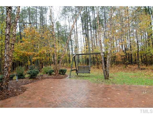 676 Highland Road Apex, NC 27523 - Photo 16 of 19 A spacious rear brick patio - great for entertaining.