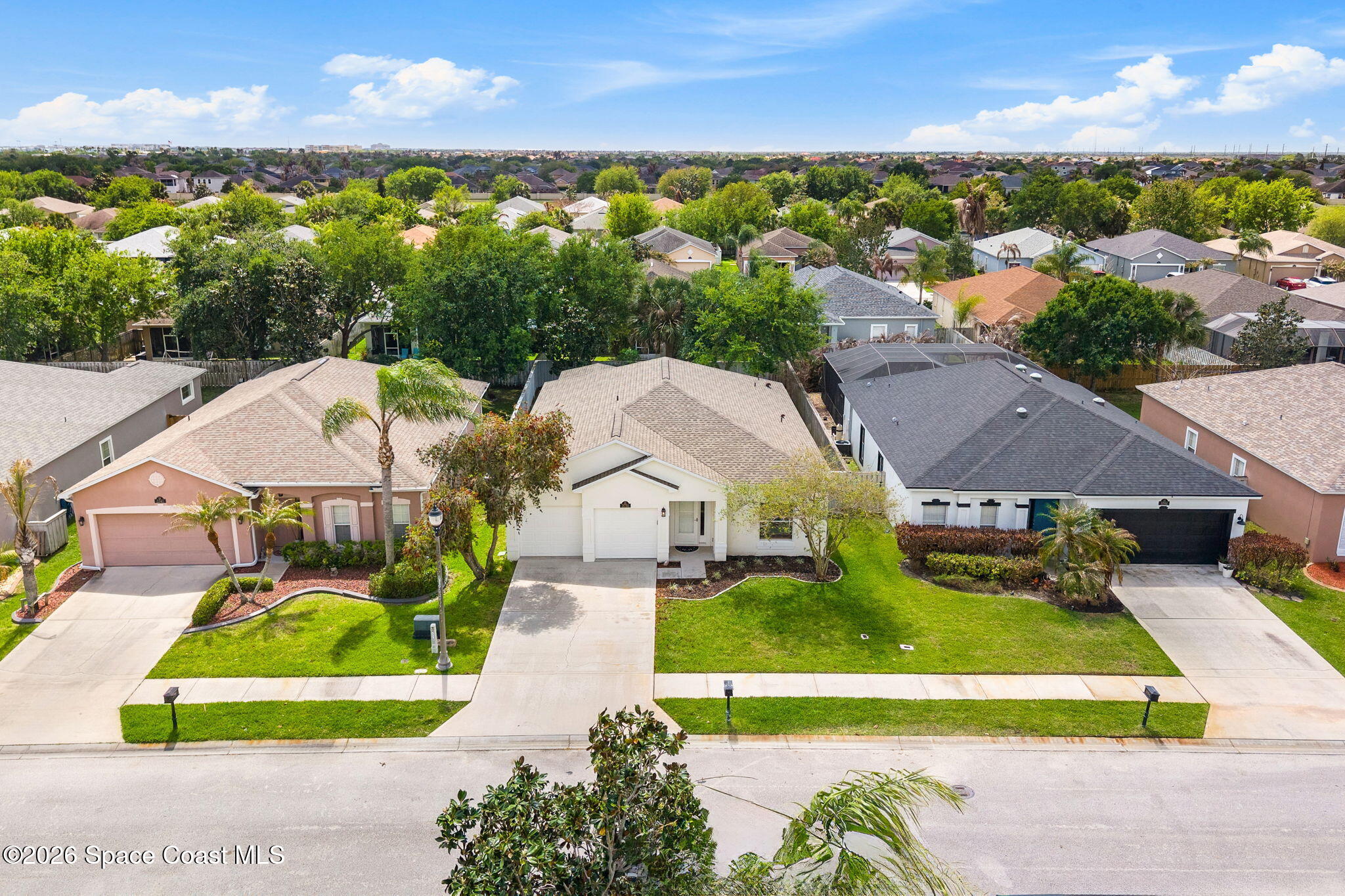 3751 Manitoba Way Rockledge, FL 32955 - Photo 2 of 64 aerial view of home