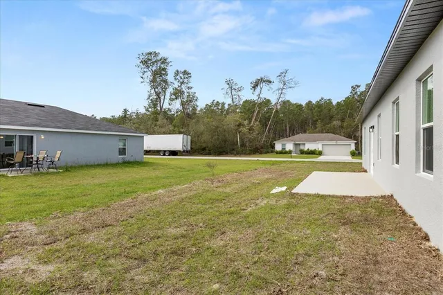 a view of an outdoor space and yard