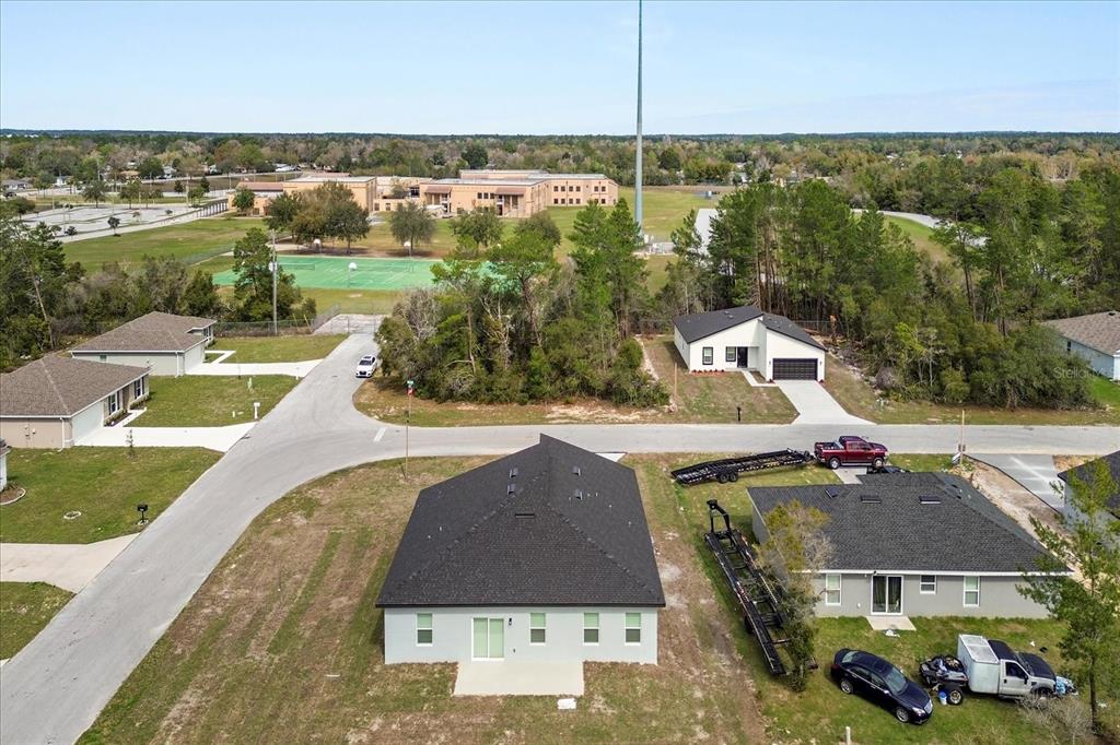 4016 Southwest 151st Street Ocala, FL 34473 - Photo 31 of 32 an aerial view of residential houses with outdoor space and river