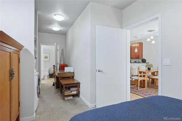 a room with furniture