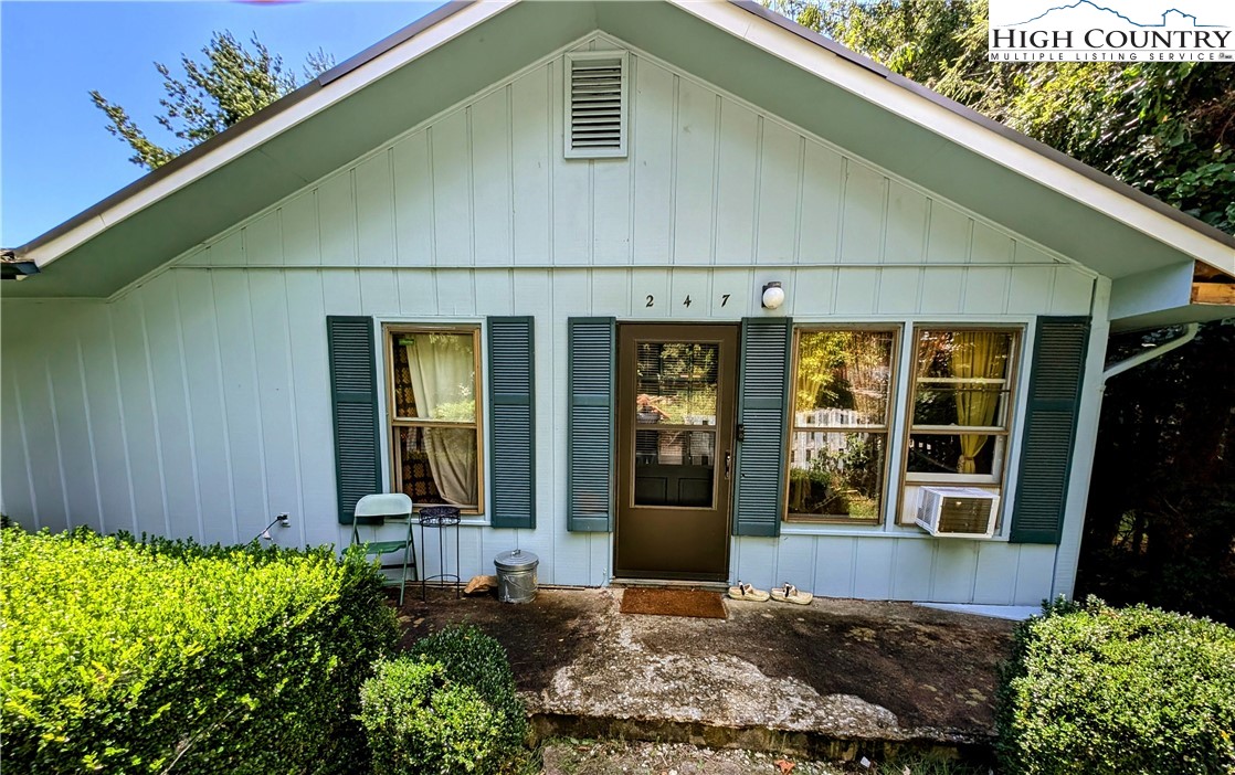 247 Old Bristol Road Boone, NC 28607 - Photo 1 of 5 a front view of a house with a yard