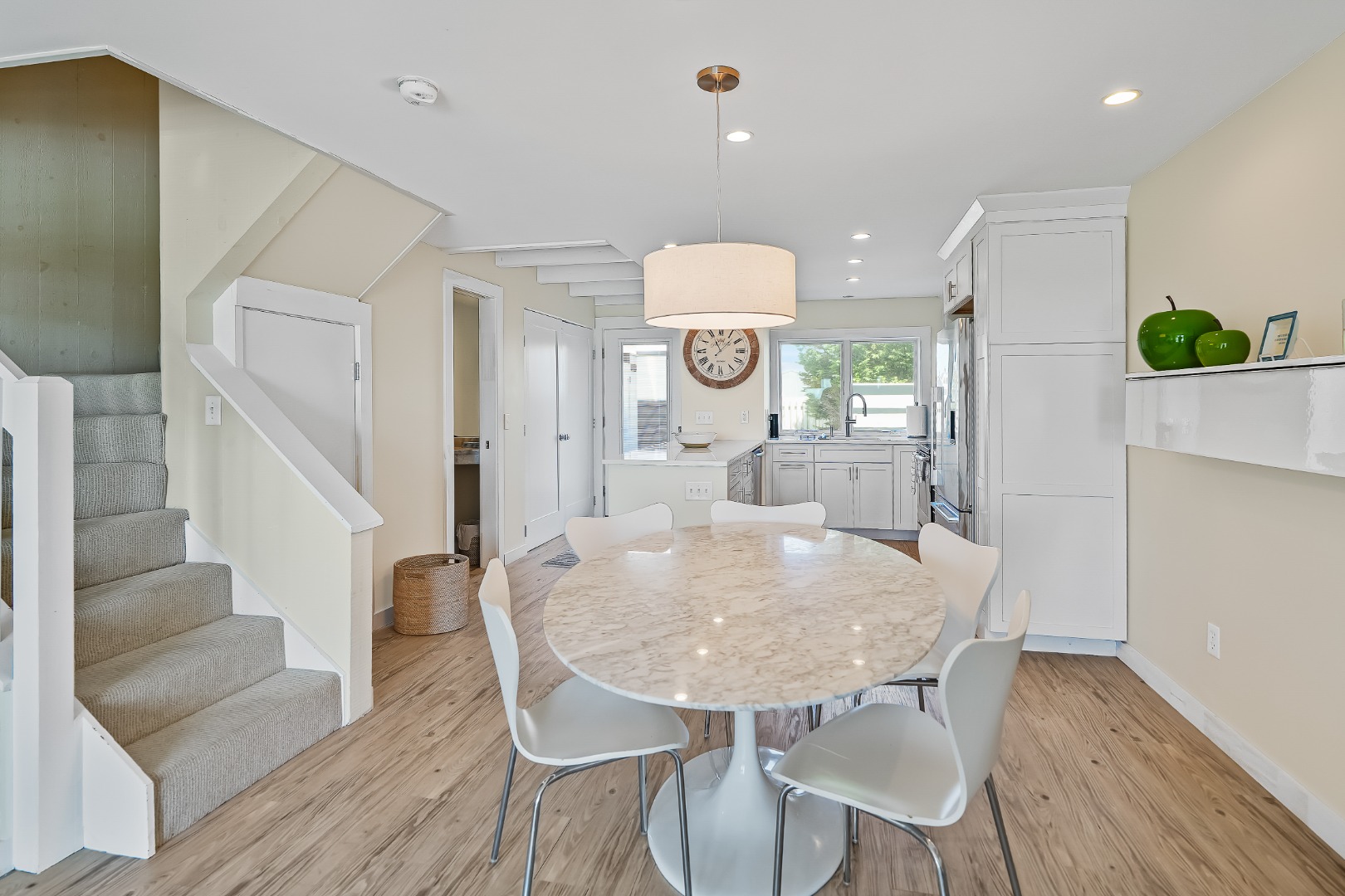 493 Katama Road, Unit E2 Edgartown, MA 02539 - Photo 7 of 29 a view of kitchen with furniture and wooden floor