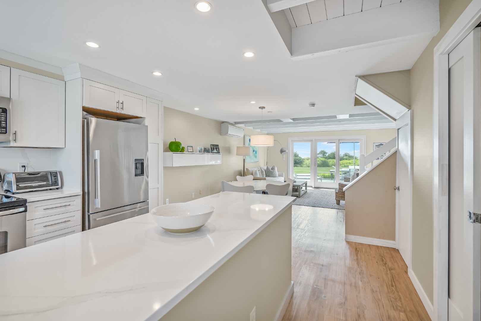 493 Katama Road, Unit E2 Edgartown, MA 02539 - Photo 8 of 29 a kitchen with sink and refrigerator