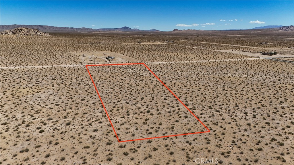 727 Harrod Road Lucerne Valley, CA 92356 - Photo 2 of 11 Red boundary lines on pictures are an estimate and for marketing purposes only. Buyer to verify all aspects of this property including, but not limited to utilities, assessments, boundaries, usage, access, and zoning to satisfy themselves.