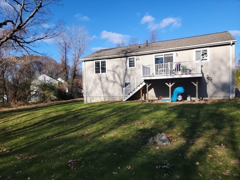 66 Vincent Circle Worcester, MA 01604 - Photo 34 of 40 a view of outdoor space yard and deck