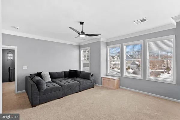 a view of a livingroom with a flat screen tv