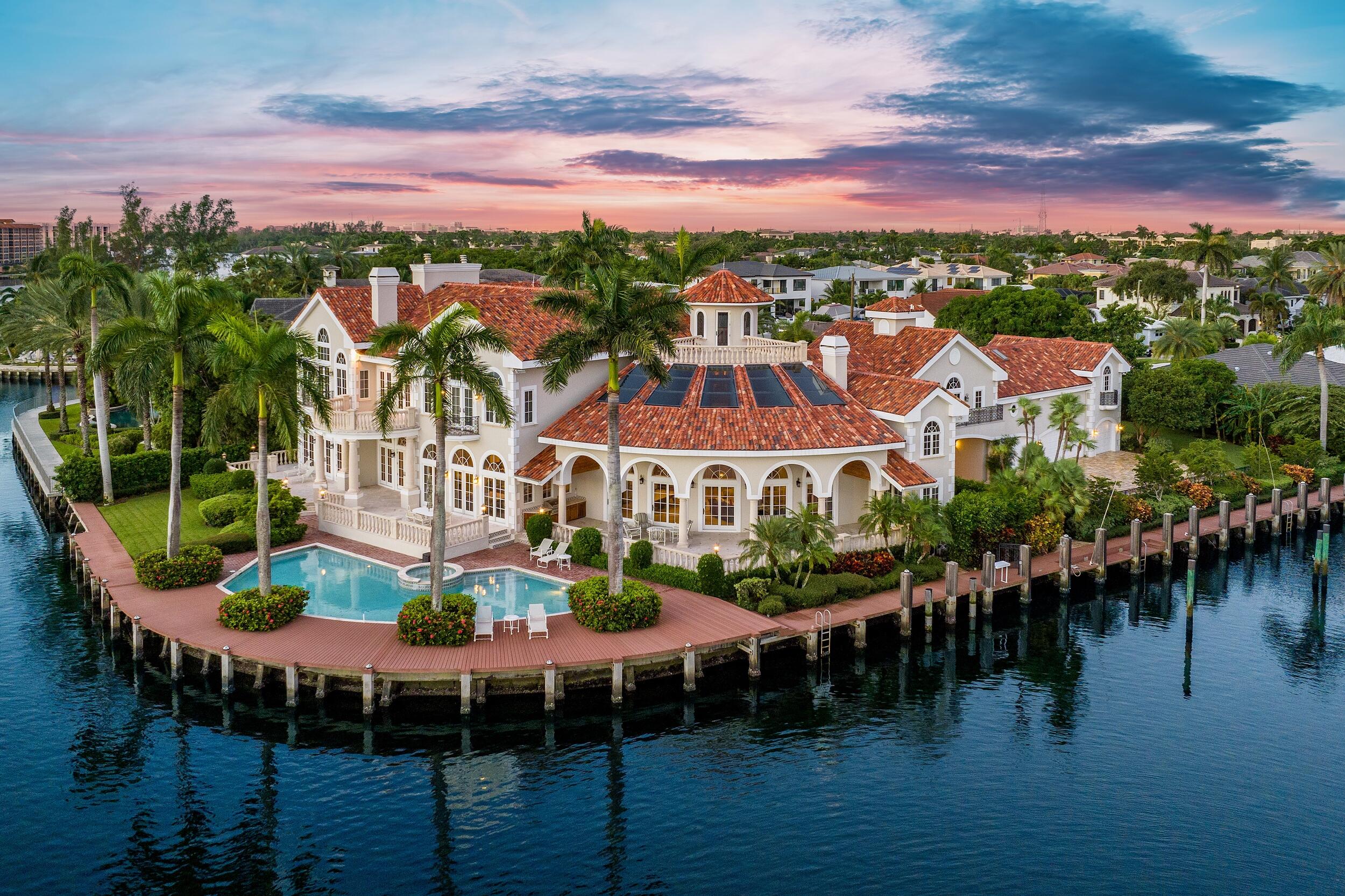 881 Northeast 33rd Street Boca Raton, FL 33431 - Photo 1 of 67 Sunrise Aerial 1