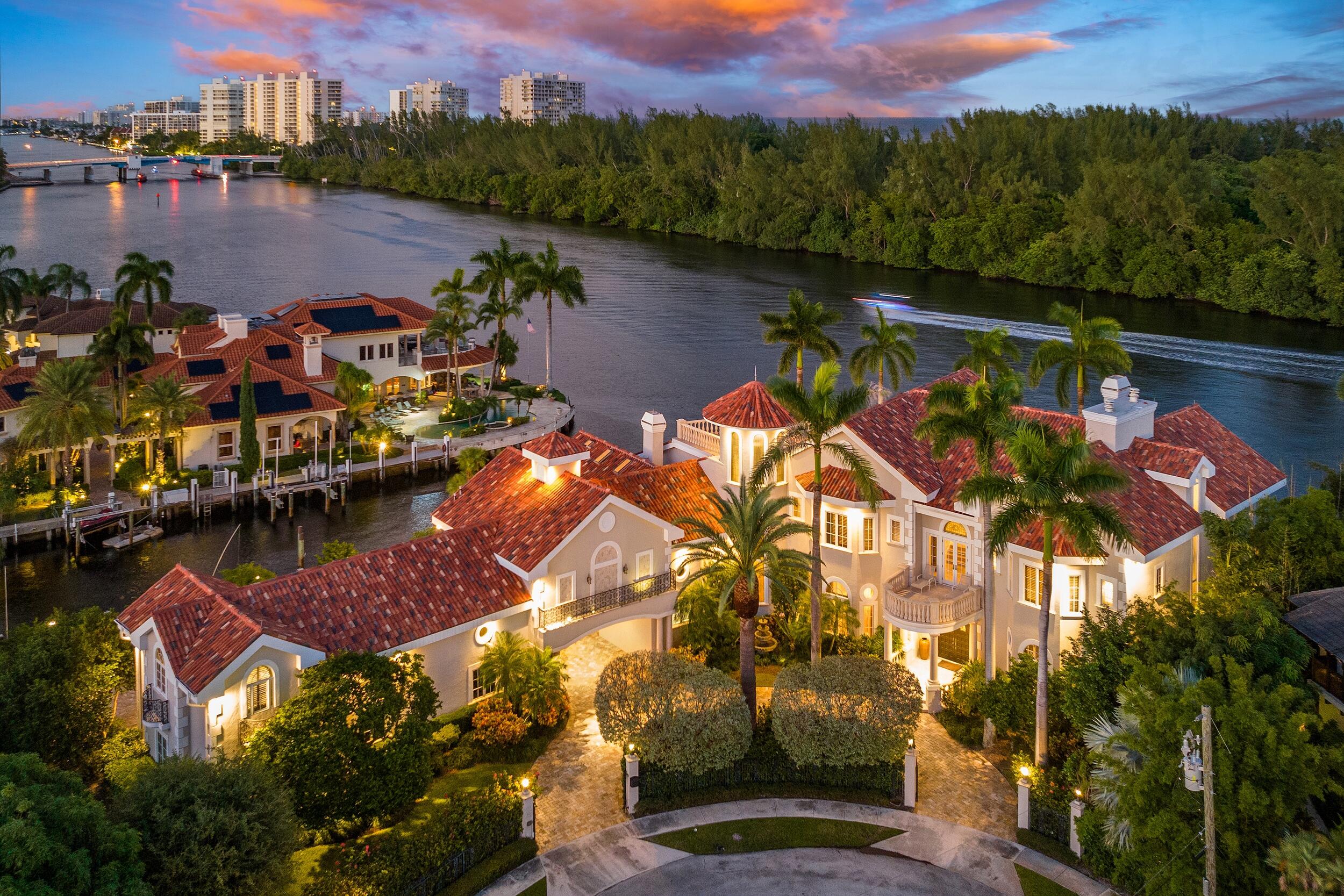 881 Northeast 33rd Street Boca Raton, FL 33431 - Photo 8 of 67 Sunset Aerial 3