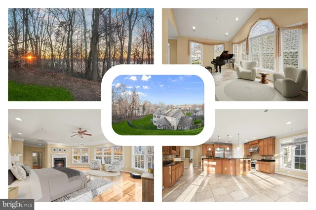 a picture of a living room and a fireplace