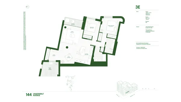 $2,075,000 | 144 Vanderbilt Avenue, Unit 3E | Fort Greene