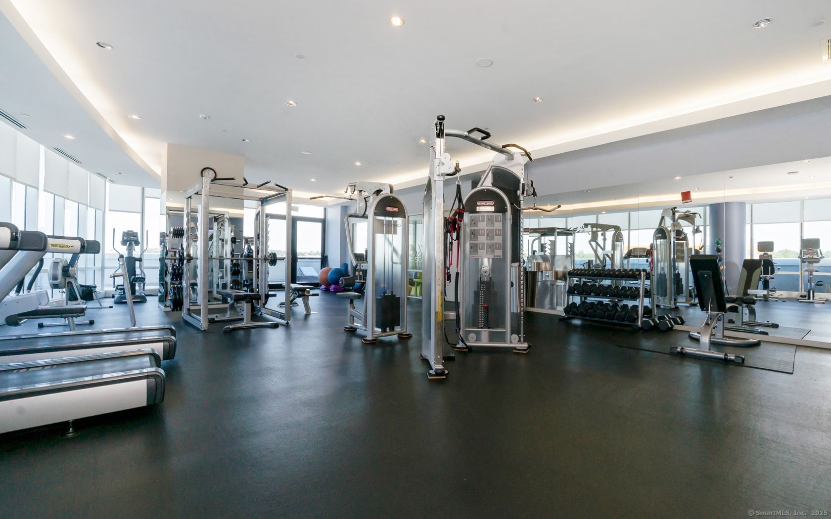 1 Broad Street, Unit 17C Stamford, CT 06901 - Photo 16 of 21 a view of a room with gym equipment