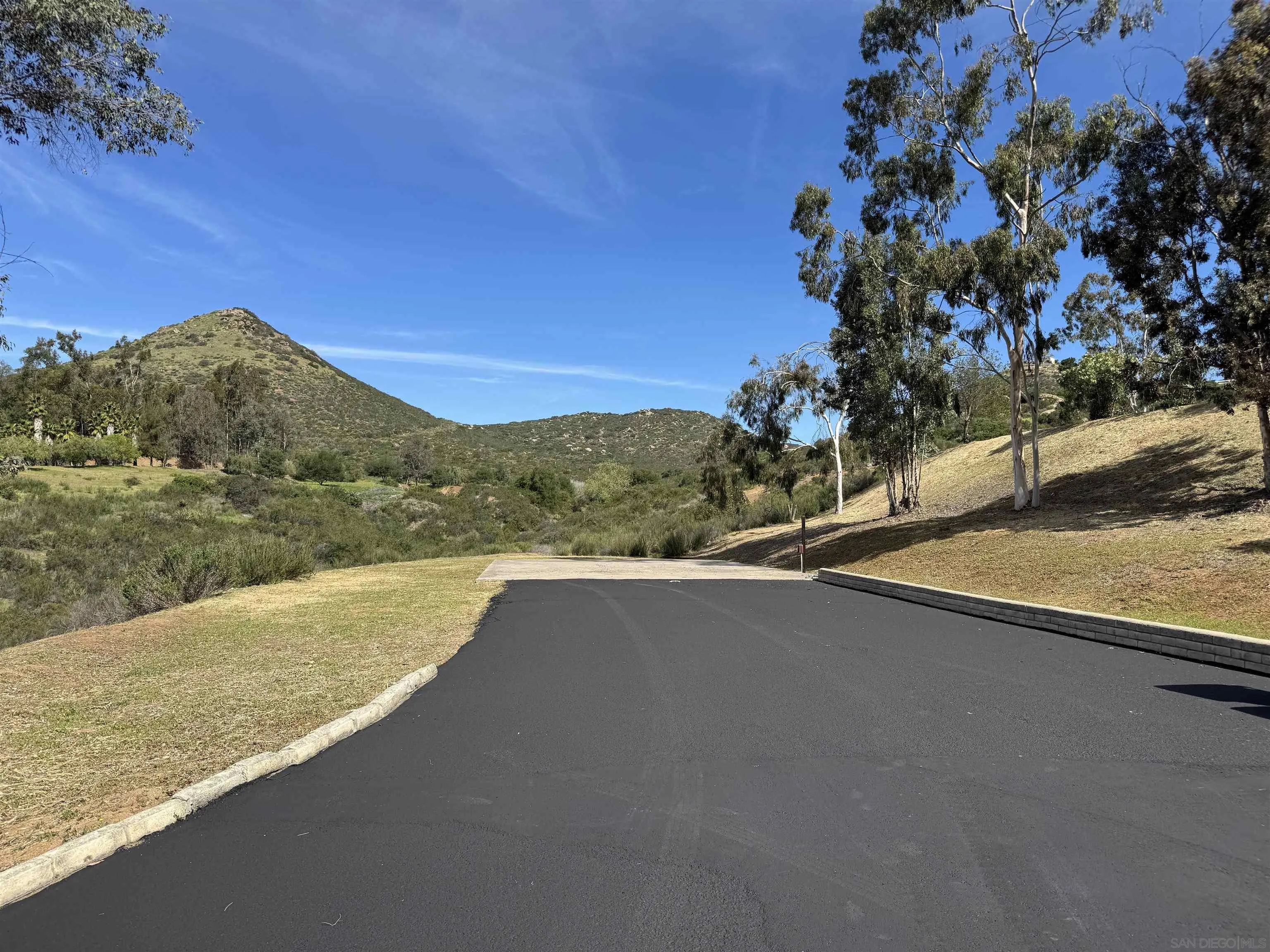 1394 Peutz Valley Road Alpine, CA 91901 - Photo 74 of 75 Driveway that splits off to the concrete pad that can be used for RV parking, or possibly another structure.
