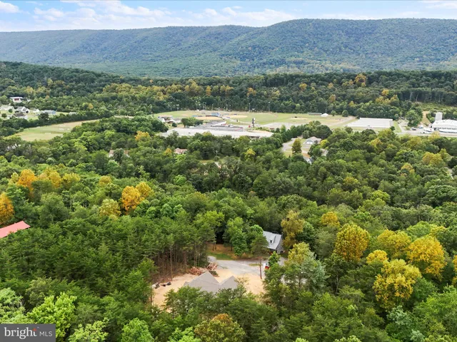 a view of lake with mountain