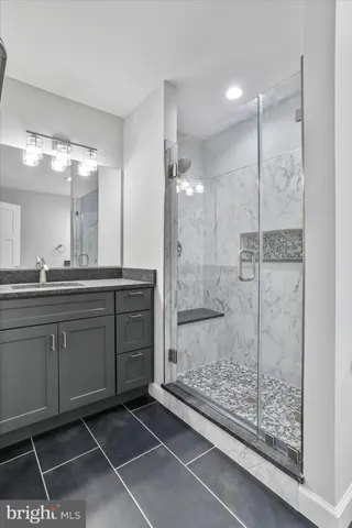 a view of a room with an empty space