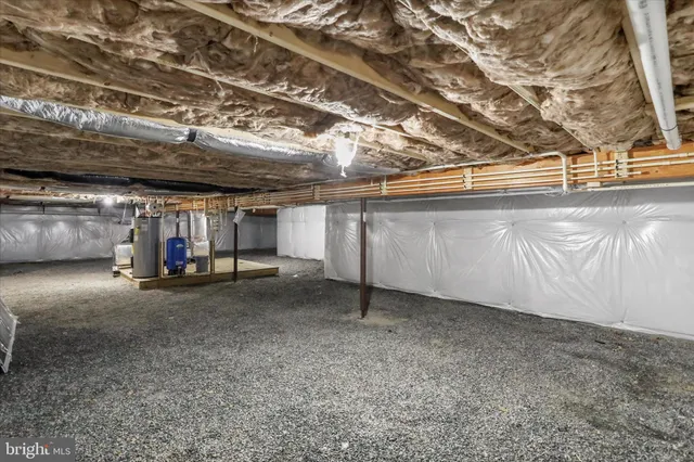 a view of storage and utility room