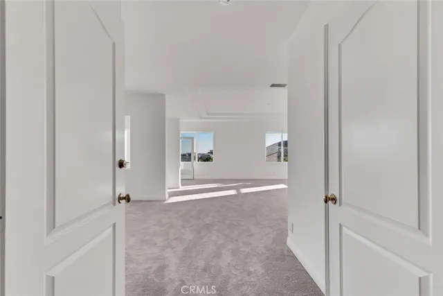 a view of city from a balcony