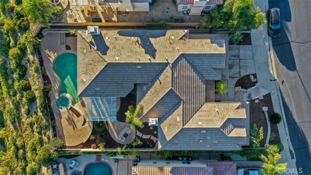 20212 Vía Medici Porter Ranch, CA 91326 - Photo 59 of 61 an aerial view of balcony and patio