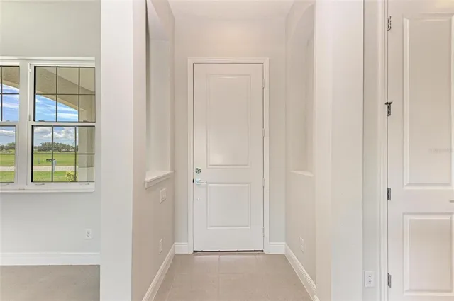 a view of front door