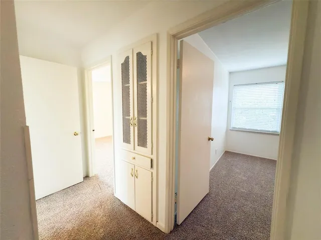 a view of a room with closet