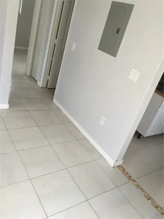 a view of a room with an empty space