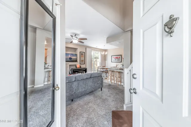 a view of a living room