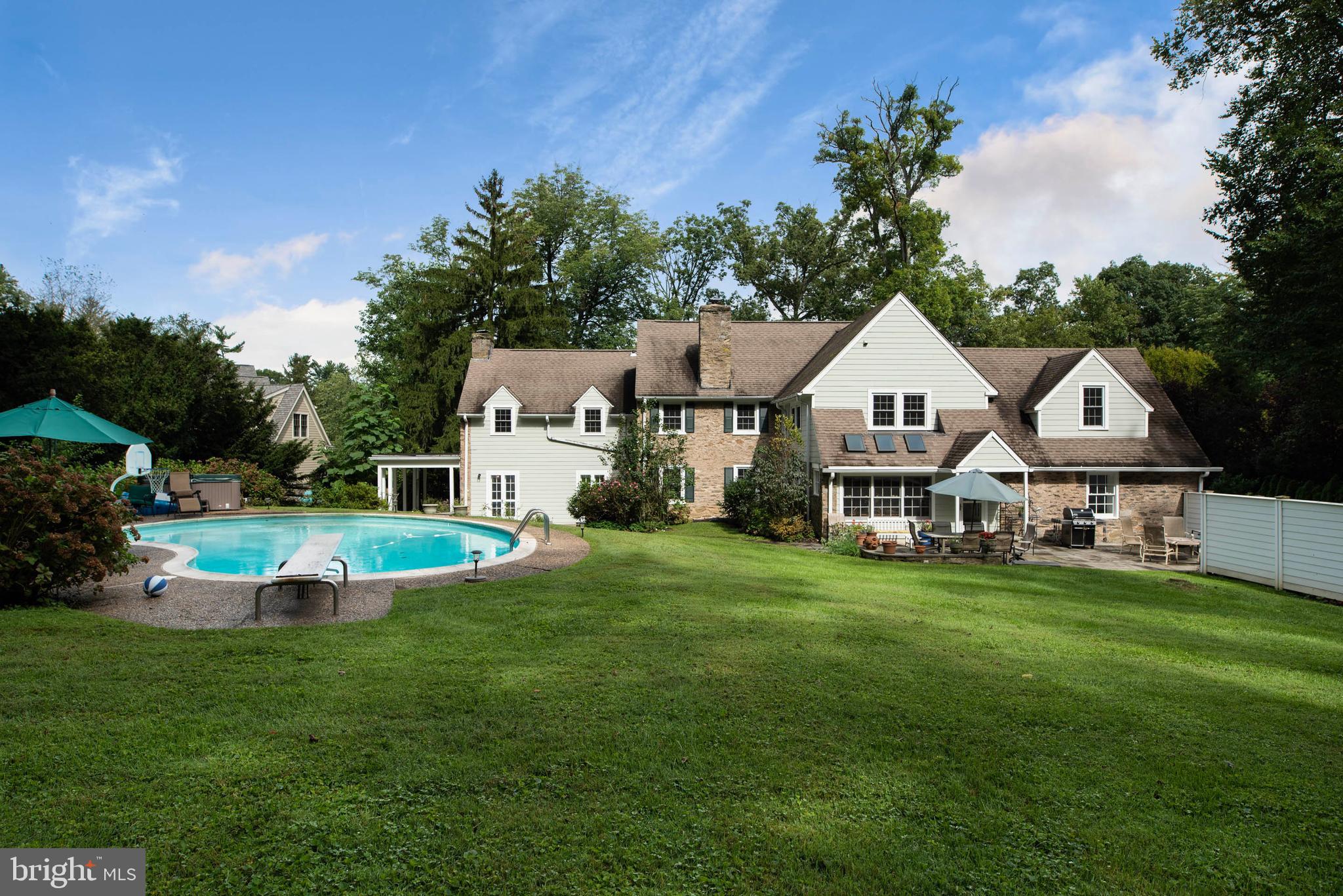 795 Harrison Road Villanova, PA 19085 - Photo 39 of 55 Back Yard w/ Pool